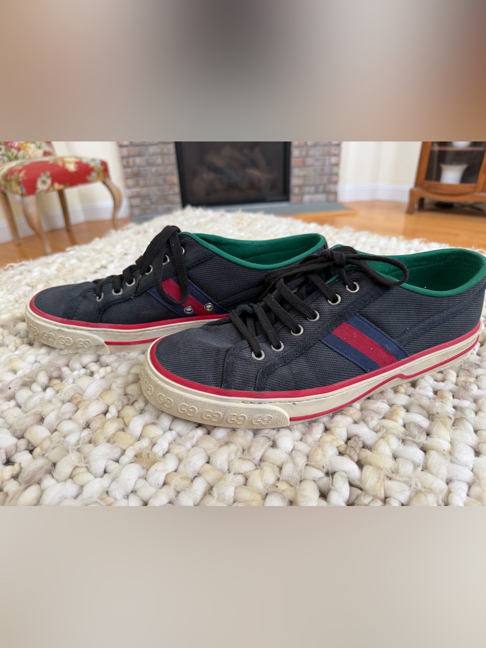 Gucci Tennis 1977 Men’s Canvas Sneaker.